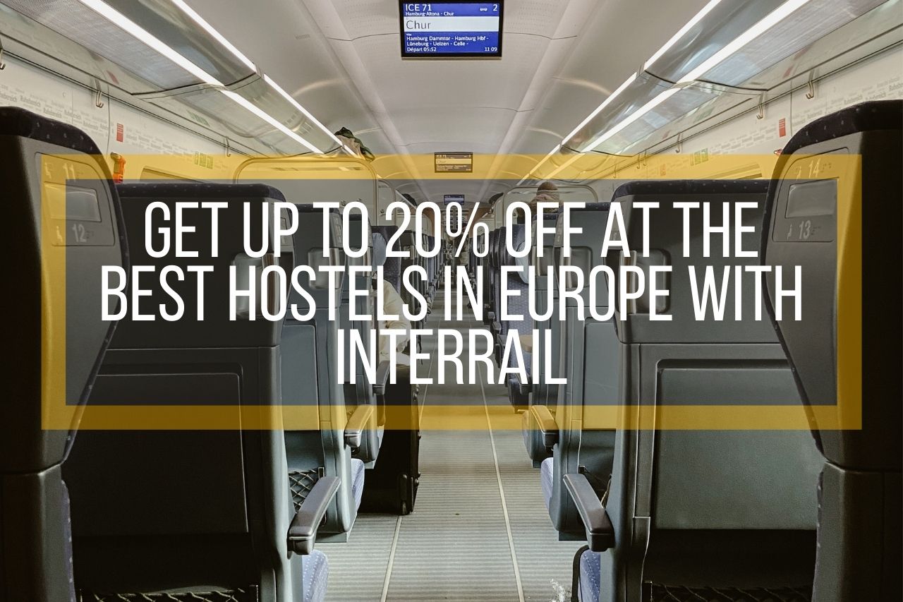 Get up to 20% off at the Best Hostels in Europe with Interrail