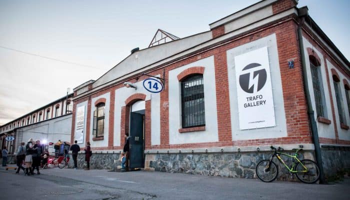 Trafo Gallery a alternative cultural art gallery in Prague