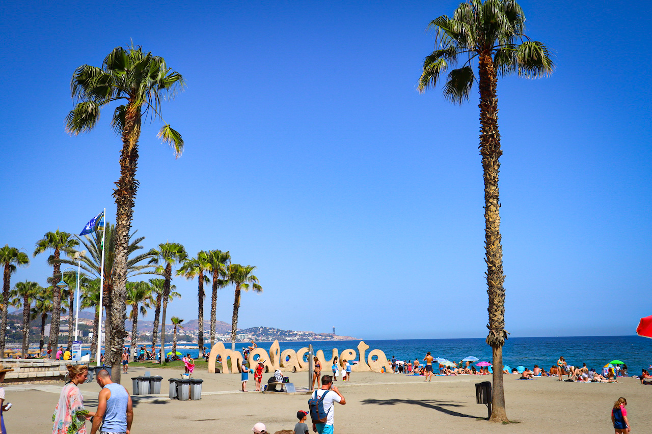 Best Beaches in Spain: Valencia, Málaga, and Barcelona. Playa de la Malagueta